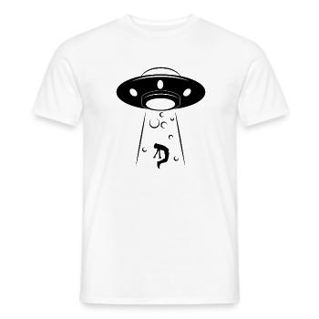 Aliens - T-shirt homme - blanc - Devant - AI Model Male 178 dark (178cm)