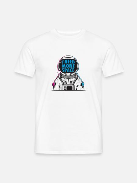 I need more space - Men's T-Shirt - white