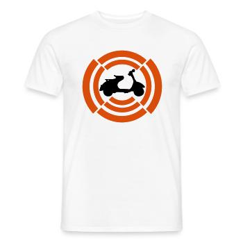bike - Men's T-Shirt - white - Front - AI Model Male 178 dark (178cm)