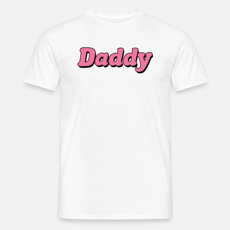 Daddy-Grafik - Männer T-Shirt - Weiß