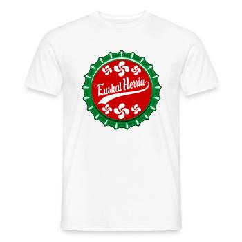 Euskal Herria Pays Basque - T-shirt homme - blanc - Devant - AI Model Male 178 dark (178cm)