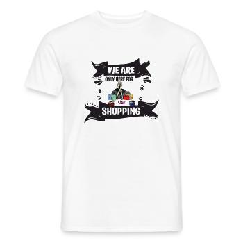 Wochenende mit Freunden in der Gruppe Trinken und - Männer T-Shirt - Weiß - Vorne - AI Model Male 178 dark (178cm)