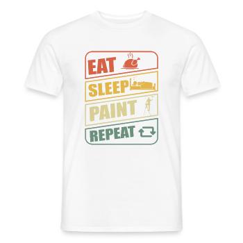 Maler und Lackierer, der Beste und Nervigste Beruf - Männer T-Shirt - Weiß - Vorne - AI Model Male 178 dark (178cm)