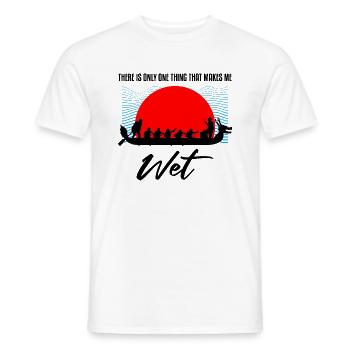 Dragon Boat Trainer for Chinese Boat Racing - Men's T-Shirt - white - Front - AI Model Male 178 dark (178cm)