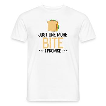 Nourriture Amour Sandwich Fromage Cadeau Ketchup - T-shirt homme - blanc - Devant - AI Model Male 178 dark (178cm)