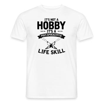 Dirty Thoughts Clean Knife Knife Collector - Men's T-Shirt - white - Front - AI Model Male 178 dark (178cm)