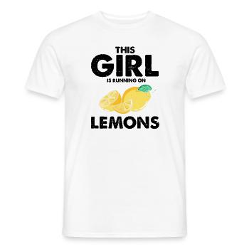 Limonade Limonade Limonade Limonade Stand Design - T-shirt homme - blanc - Devant - AI Model Male 178 dark (178cm)