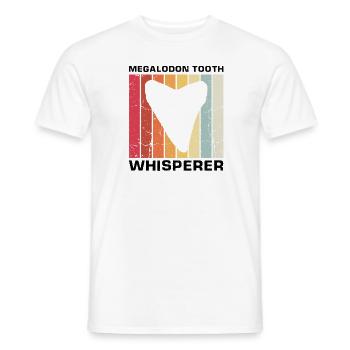 Paleontologist Designs Fossil Hunter Student - Men's T-Shirt - white - Front - AI Model Male 178 dark (178cm)