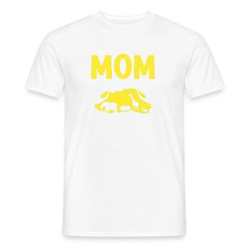 Safari Familienurlaub Design für Afrika Savanne - Männer T-Shirt - Weiß - Vorne - AI Model Male 178 dark (178cm)