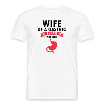 Gastric bypass and gastric bypass surgery design - Men's T-Shirt - white - Front - AI Model Male 178 dark (178cm)