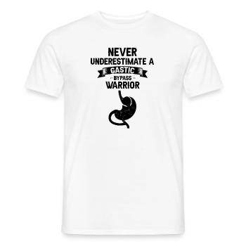Gastric bypass and gastric bypass surgery design - Men's T-Shirt - white - Front - AI Model Male 178 dark (178cm)