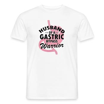 Gastric Bypass and Gastric Bypass Operation Design - Men's T-Shirt - white - Front - AI Model Male 178 dark (178cm)