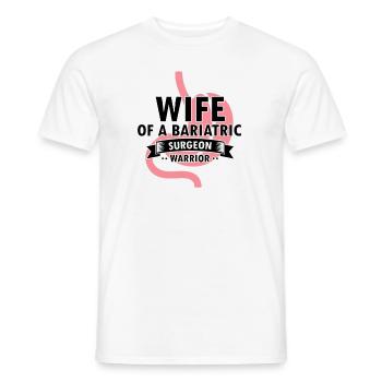 Gastric Bypass and Gastric Bypass Operation Design - Men's T-Shirt - white - Front - AI Model Male 178 dark (178cm)