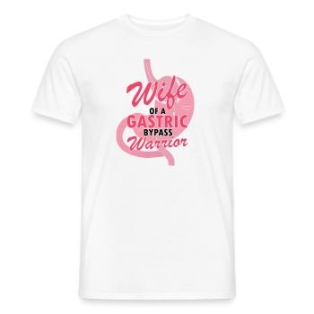 Gastric Bypass and Gastric Bypass Operation Design - Men's T-Shirt - white - Front - AI Model Male 178 dark (178cm)