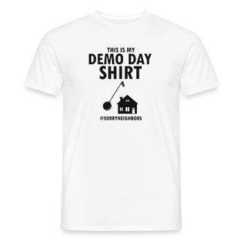 Conception de démolition de maisons et rénovation de maisons - T-shirt homme - blanc - Devant - AI Model Male 178 dark (178cm)