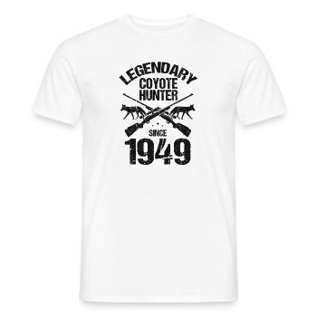 Conception de coyote pour les réacteurs de coyote - T-shirt homme - blanc - Devant - AI Model Male 178 dark (178cm)