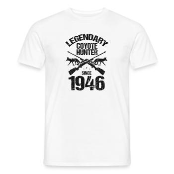 Conception de coyote pour les réacteurs de coyote - T-shirt homme - blanc - Devant - AI Model Male 178 dark (178cm)