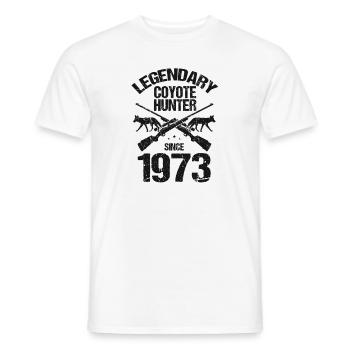 Conception de coyote pour les réacteurs de coyote - T-shirt homme - blanc - Devant - AI Model Male 178 dark (178cm)