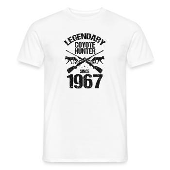 Conception de coyote pour les réacteurs de coyote - T-shirt homme - blanc - Devant - AI Model Male 178 dark (178cm)