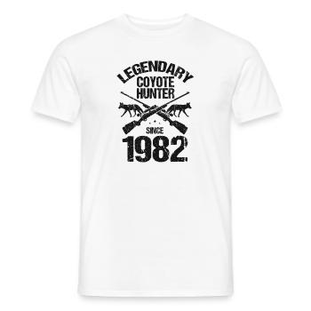 Conception de coyote pour les réacteurs de coyote - T-shirt homme - blanc - Devant - AI Model Male 178 dark (178cm)