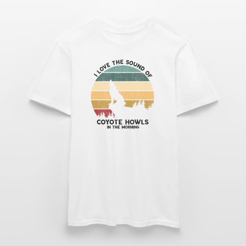 Conception de coyote pour les réacteurs de coyote T-shirt homme