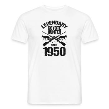 Conception de coyote pour les réacteurs de coyote - T-shirt homme - blanc - Devant - AI Model Male 178 dark (178cm)