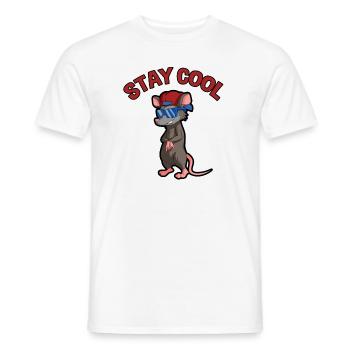 Opossum Design für Possum Fans und Opossum Fans - Männer T-Shirt - Weiß - Vorne - AI Model Male 178 dark (178cm)