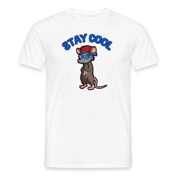 Possum design for opossum lovers and possum - Men's T-Shirt - white - Front - AI Model Male 178 dark (178cm)