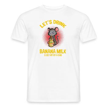 Opossum Spruch für Tierliebhaber und Possum - Männer T-Shirt - Weiß - Vorne - AI Model Male 178 dark (178cm)