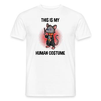 Opossum Spruch für Tierliebhaber und Possum - Männer T-Shirt - Weiß - Vorne - AI Model Male 178 dark (178cm)