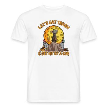 Opossum Design für Possum Fans und Opossum Fans - Männer T-Shirt - Weiß - Vorne - AI Model Male 178 dark (178cm)