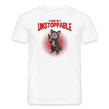 Possum Design für Opossum Liebhaber und Possum - Männer T-Shirt - Weiß - Vorne - AI Model Male 178 dark (178cm)