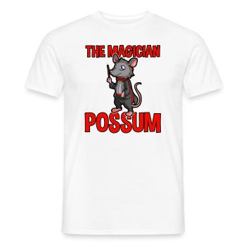 Conception d’opossum pour les amateurs d’opossum et d’opossum - T-shirt homme - blanc - Devant - AI Model Male 178 dark (178cm)