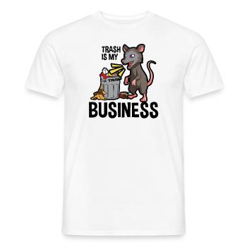 Opossum Design für Possum Fans und Opossum Fans - Männer T-Shirt - Weiß - Vorne - AI Model Male 178 dark (178cm)