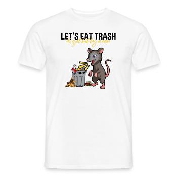 Opossum Spruch für Tierliebhaber und Possum - Männer T-Shirt - Weiß - Vorne - AI Model Male 178 dark (178cm)