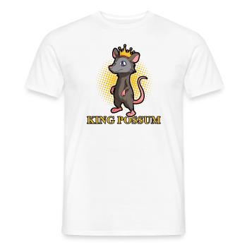 Opossum Design für Possum Fans und Opossum Fans - Männer T-Shirt - Weiß - Vorne - AI Model Male 178 dark (178cm)