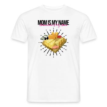 Gouda fumé design et Gouda gourmet - T-shirt homme - blanc - Devant - AI Model Male 178 dark (178cm)