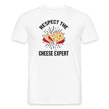 Gouda lovers for smoked Gouda - Men's T-Shirt - white - Front - AI Model Male 178 dark (178cm)