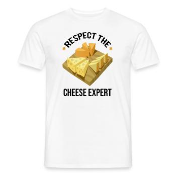 Charcuterie design for cheese makers - Men's T-Shirt - white - Front - AI Model Male 178 dark (178cm)