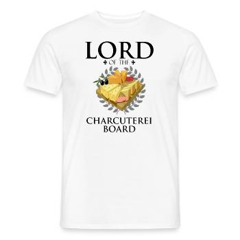 Charcuterie design for cheesemakers - Men's T-Shirt - white - Front - AI Model Male 178 dark (178cm)