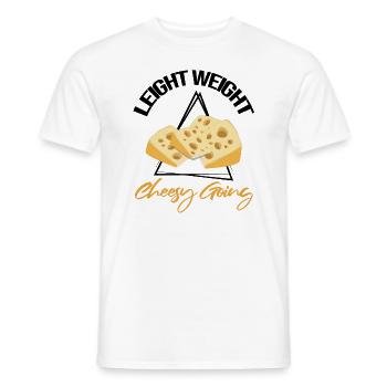 Charcuterie design for cheesemakers - Men's T-Shirt - white - Front - AI Model Male 178 dark (178cm)