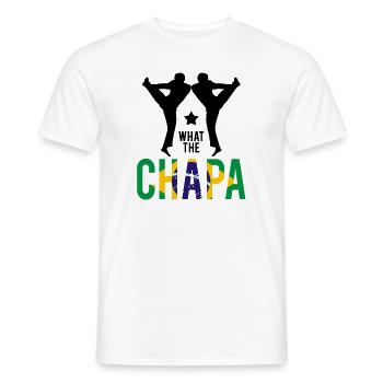 Ginga Capoeira pour les arts martiaux brésiliens - T-shirt homme - blanc - Devant - AI Model Male 178 dark (178cm)