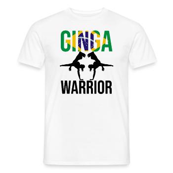 Capoeira for Mixed Martial Arts and Kickboxing - Men's T-Shirt - white - Front - AI Model Male 178 dark (178cm)