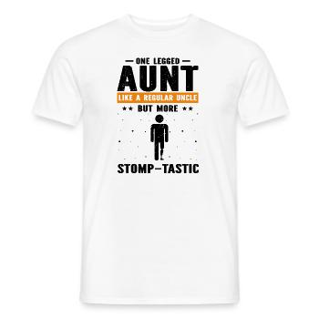Artificial limb design for leg prosthesis - Men's T-Shirt - white - Front - AI Model Male 178 dark (178cm)