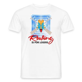 Dragon boating theme for dragon boat paddling - Men's T-Shirt - white - Front - AI Model Male 178 dark (178cm)