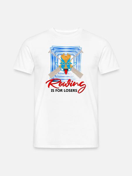 Drachenbootfahren-Thema für Drachenbootpaddeln - Männer T-Shirt - Weiß
