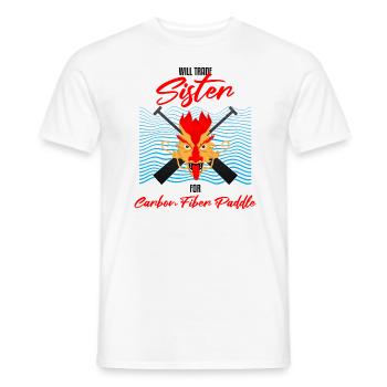 Conception de course de bateaux-dragons pour Dragon Boating - T-shirt homme - blanc - Devant - AI Model Male 178 dark (178cm)