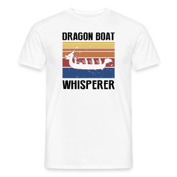 Dragon Boat Racing Theme for Dragon Boating - Men's T-Shirt - white - Front - AI Model Male 178 dark (178cm)