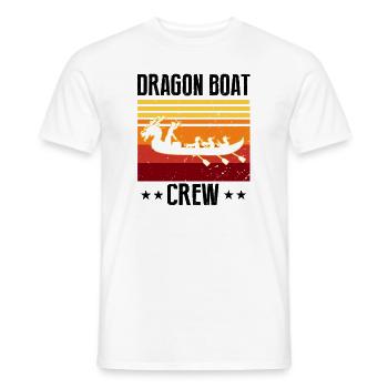 Dragon Boat Race Festival for Chinese Boat Races - Men's T-Shirt - white - Front - AI Model Male 178 dark (178cm)
