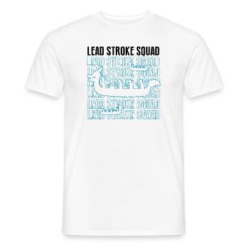 Drachenboot und Drachenboot Crew - Männer T-Shirt - Weiß - Vorne - AI Model Male 178 dark (178cm)